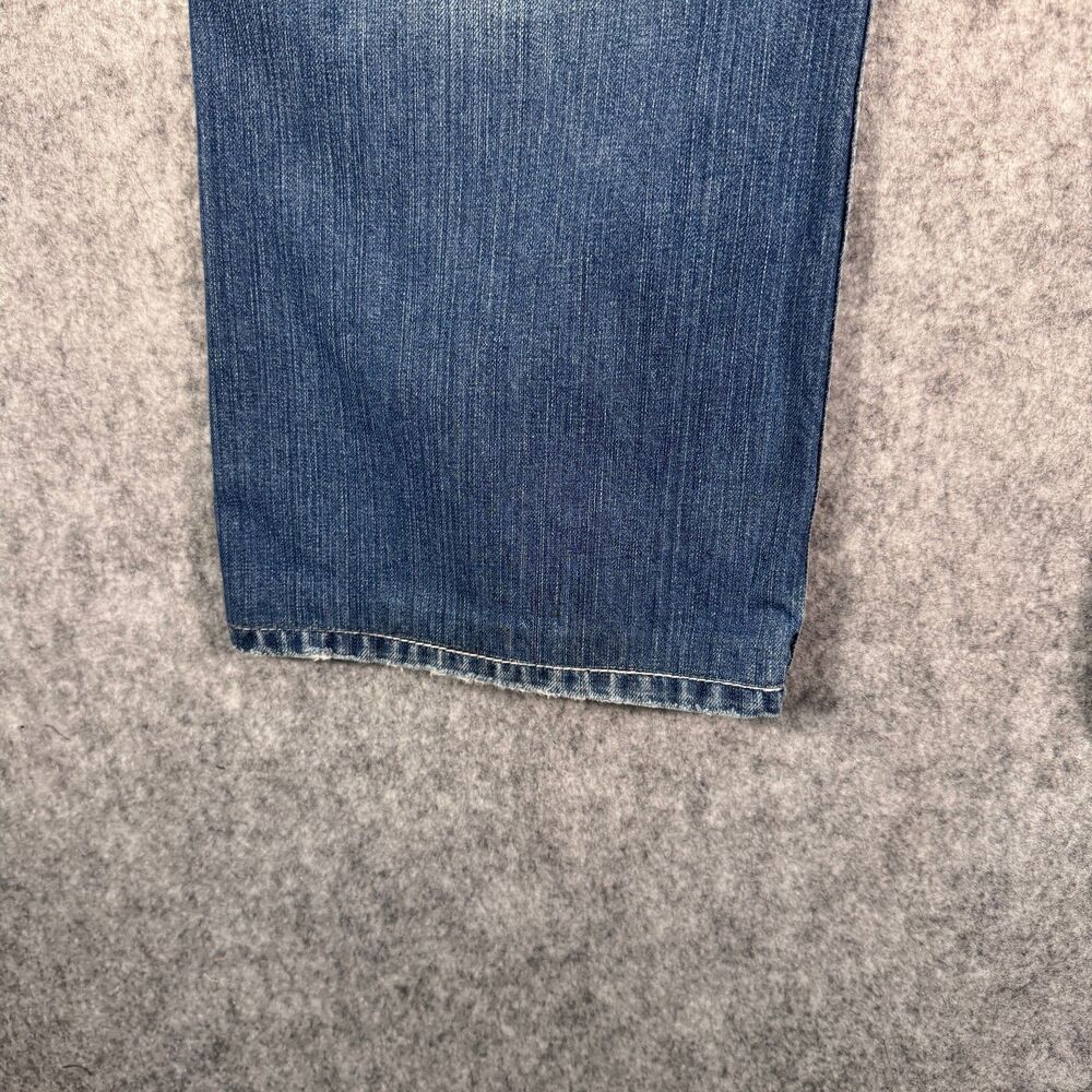 BKE Tyler Jeans Mens 32x31 Mens Blue Denim Has Some Heel Drag - Picture 8 of 9